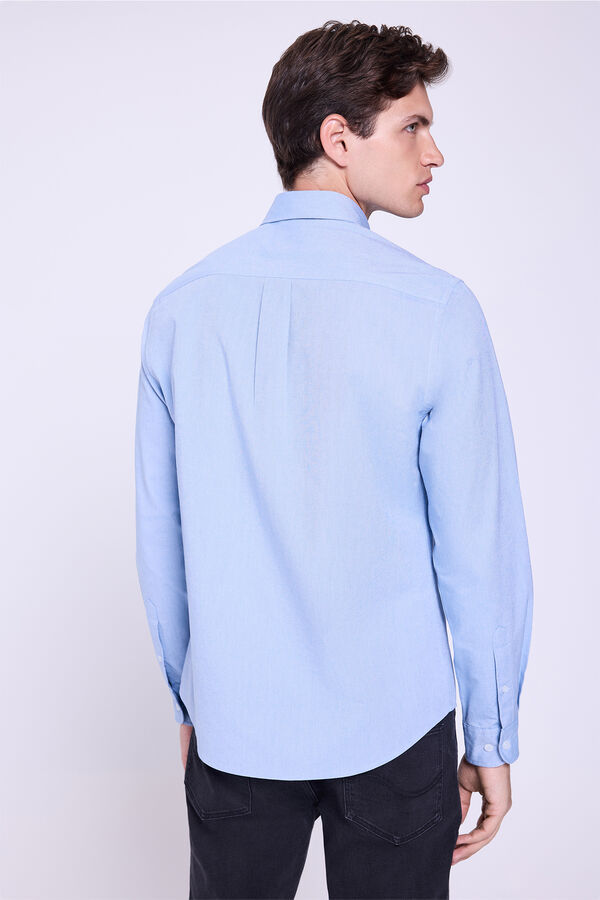 Springfield Camisa Oxford Lisa Azul