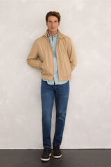 Milano Chaqueta Bomber Beige/Camel