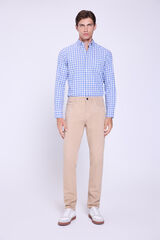 Milano Pantalón Bolsillos Comfort Fit Beige/Camel