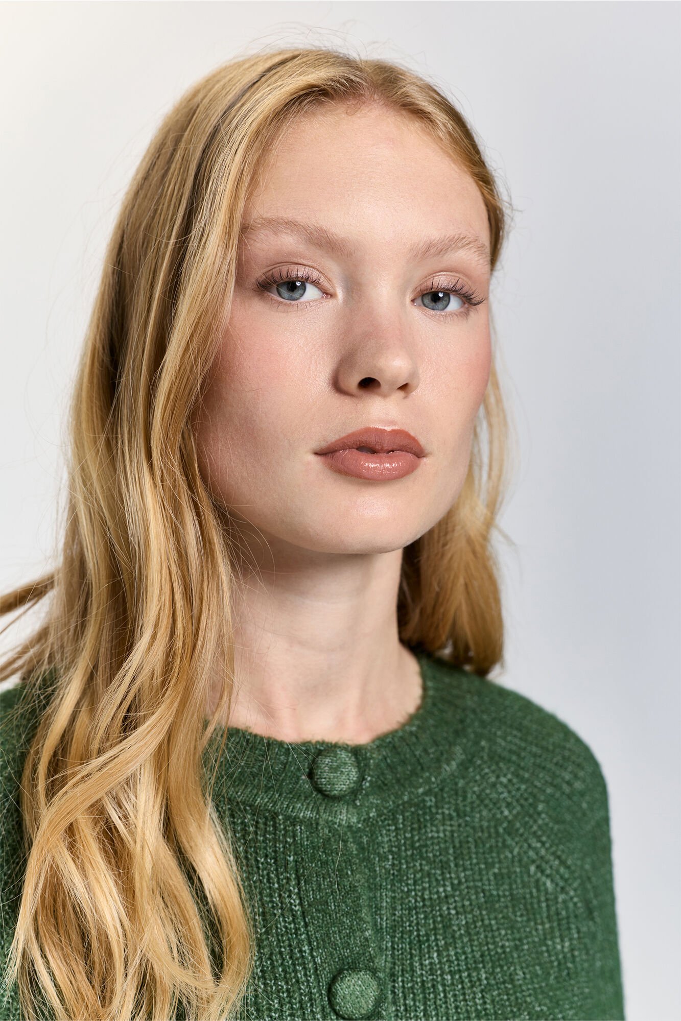 Milano Cardigan de punto botones forrados