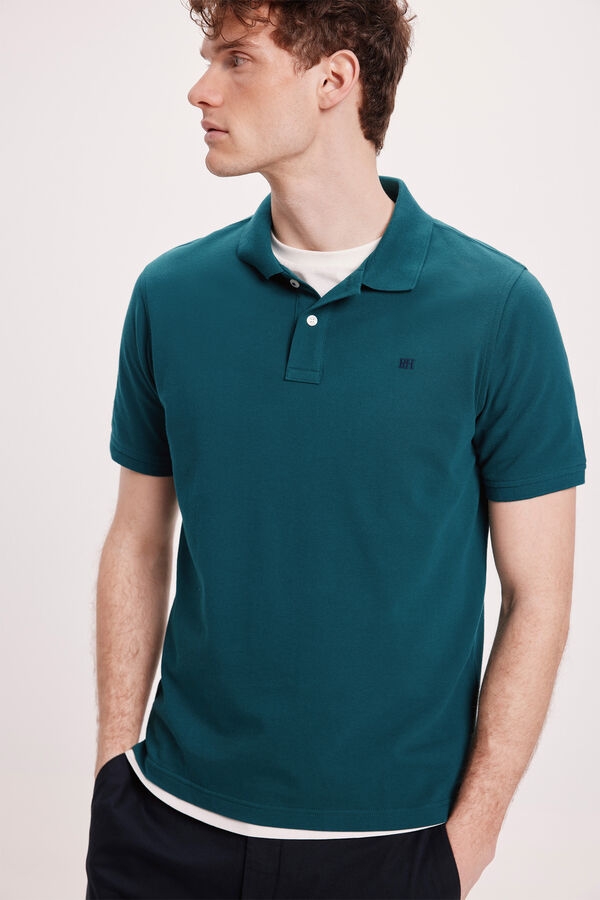 Pedro del Hierro Polo B&aacute;sico PDH Verde