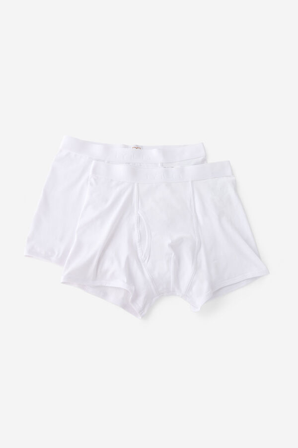 Milano Boxer Branco B&aacute;sico Branco