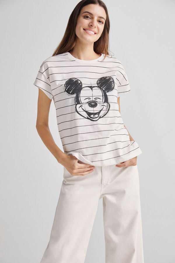 Fifty Outlet Camiseta Mickey ecru