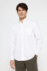 Pedro del Hierro Camisa Vestir Lisa Blanco
