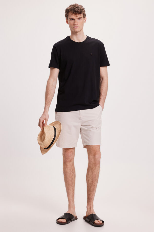 Milano Camiseta B&aacute;sica Negro