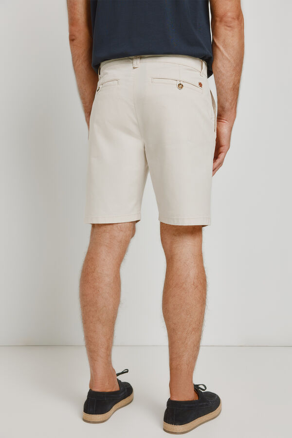 Pedro del Hierro Bermuda lisa Beige
