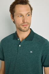 Pedro del Hierro Polo de manga curta Verde escuro