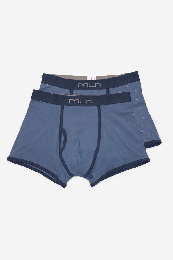 Milano Pack de boxers de fantasia Azul