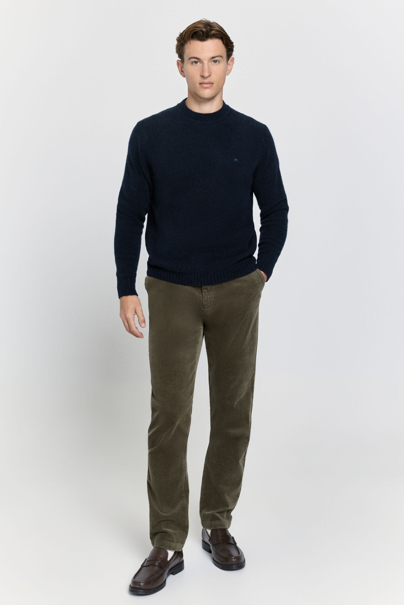 Milano Jersey cuello caja regular fit