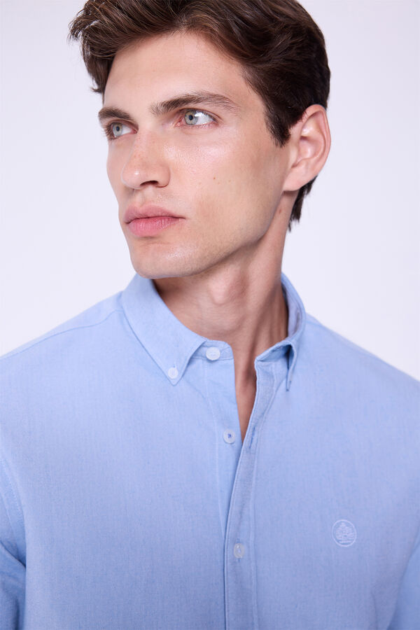 Springfield Camisa Oxford Lisa Azul