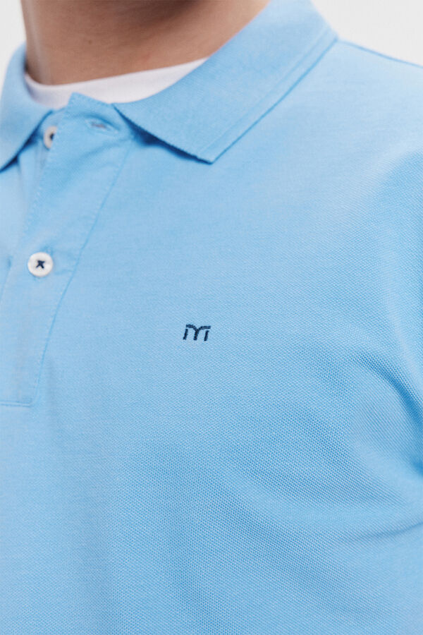 Milano Polo B&aacute;sico Milano Azul