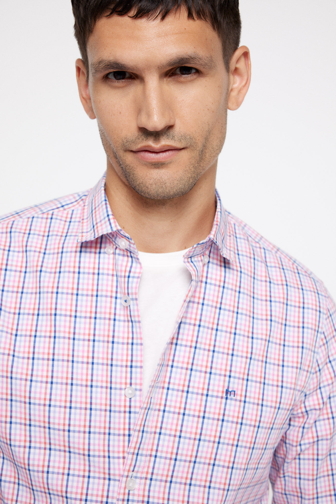 milano Camisa popelina xadrez