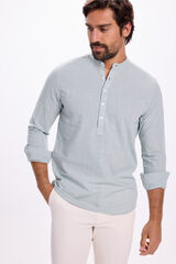 Milano Camisa Mao Polo Azul