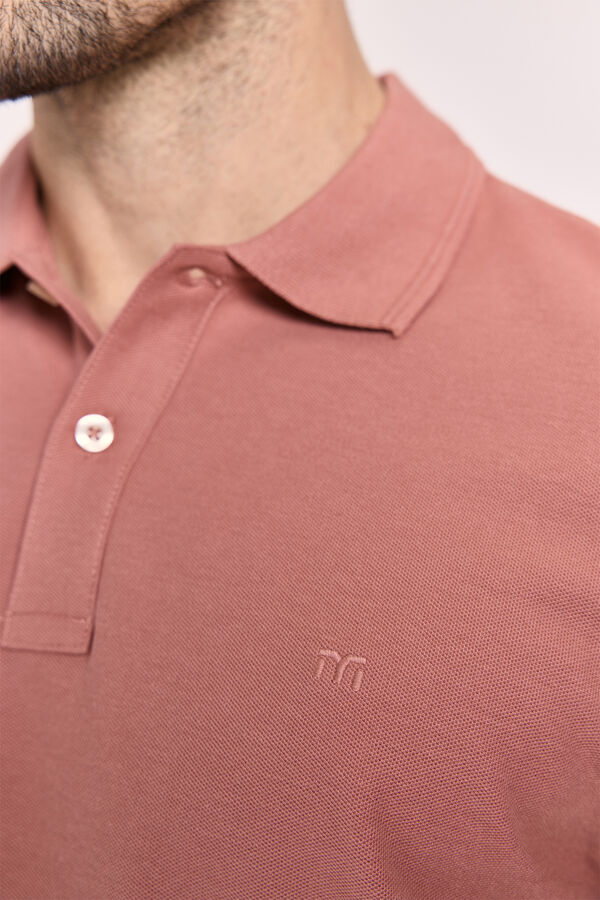 Milano Polo manga corta Rojo/Coral