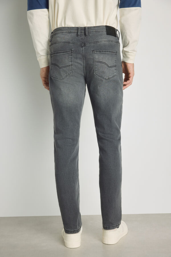Milano Cal&ccedil;as jeans slim fit Cinza medio