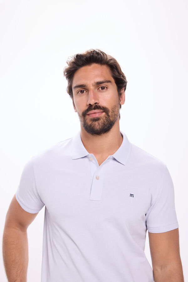 Milano Polo Básico Piqué Azul