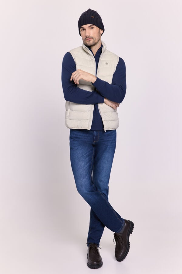 Milano Colete acolchoado ultralight Cinza claro