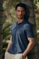 Pedro del Hierro Polo de manga curta Marinho