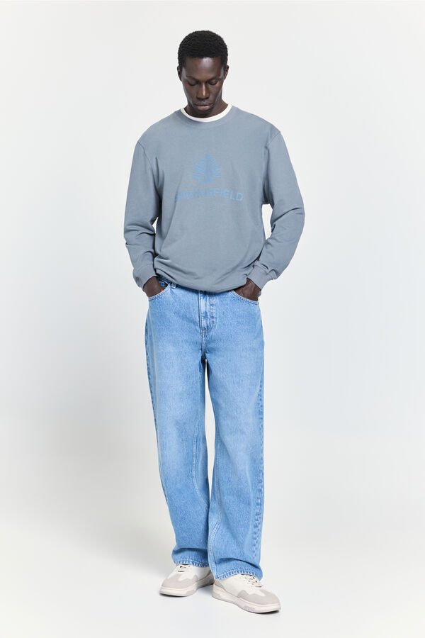 Springfield Sweatshirt Oslo regular fit Cinzento oscuro