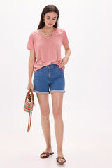 Milano Bermuda denim cinco bolsillos Azul