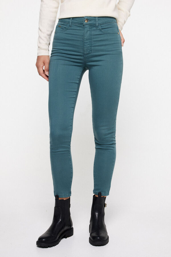 milano Pantal&oacute;n Splendid Color Azul turquesa