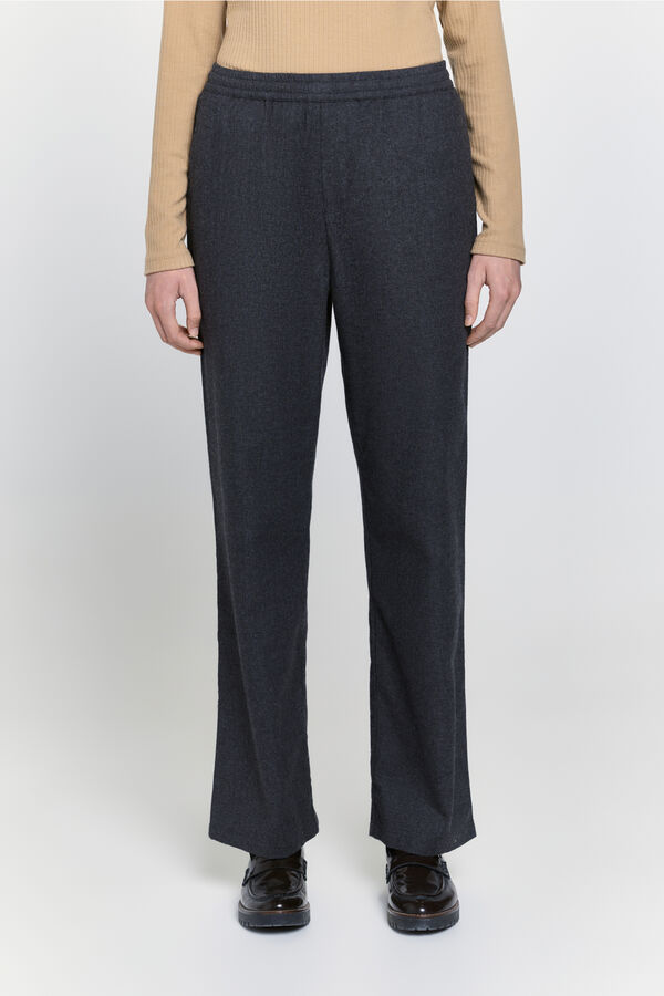 Milano Pantalón franela Gris Oscuro