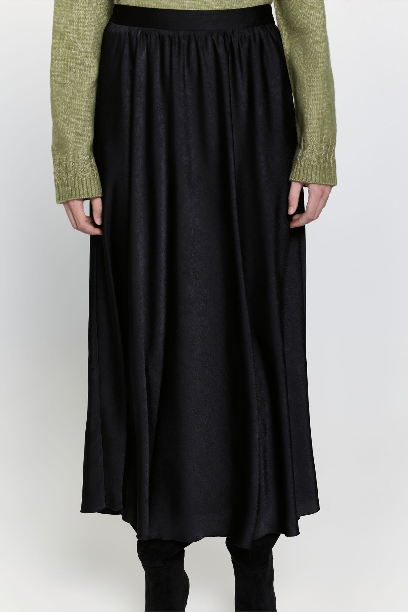 Milano Falda larga tejido texturizado