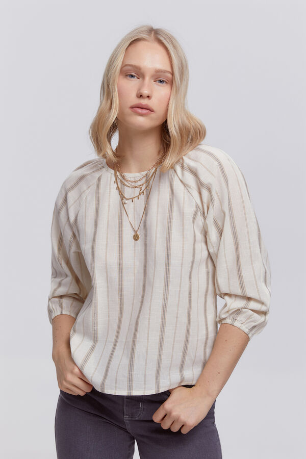 Milano Blusa bufante Azul