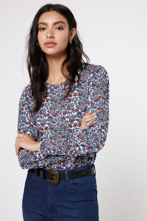 Milano Camisola estampada nos punhos Multicolor