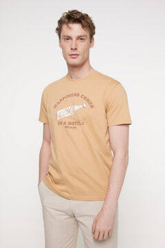 Fifty Outlet Camiseta estampada manga corta confeccionada en 100% algodón Torrefacçao