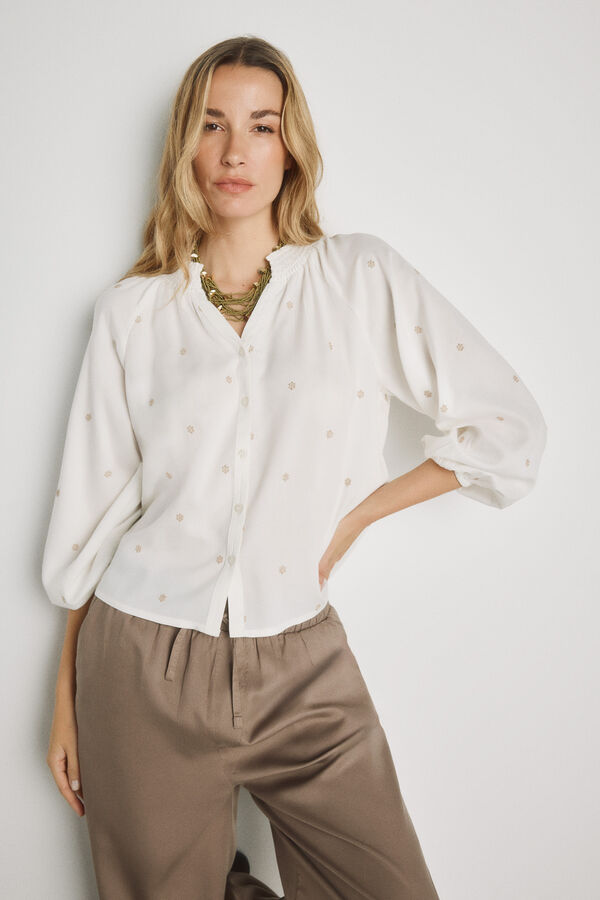 Milano Blusa manga larga Blanco