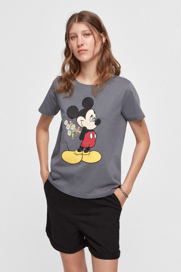 Fifty Outlet Camiseta Mickey Mouse Negro