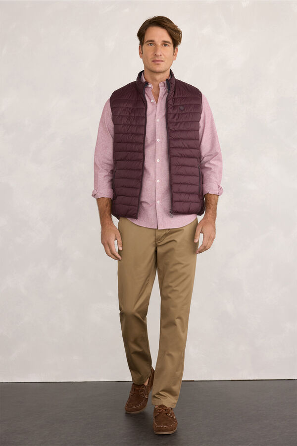 Milano Colete Reversível Bordeaux