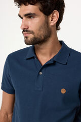 Fifty Outlet Polo piqué estructura Azul