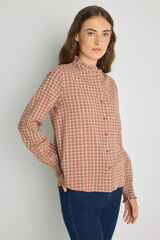Milano Camisa gola mao Rosa