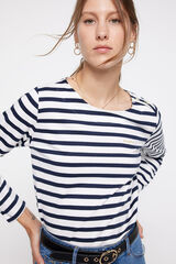 milano T-shirt Manga Comprida Estampada Multicolor