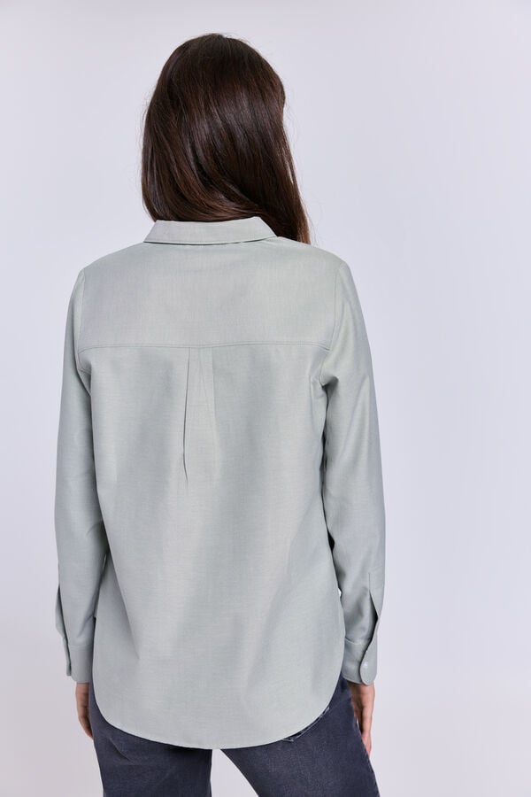 Milano Camisa oxford C&aacute;qui