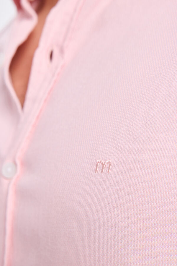 Milano Camisa Sport Estructura Rosa