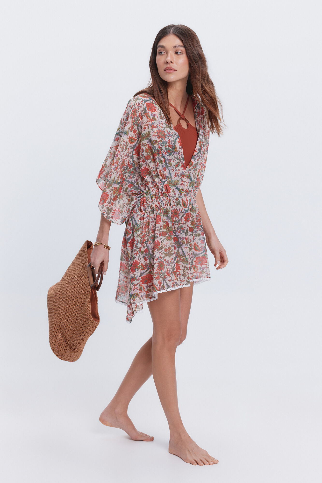 Milano Kaftan con escote pico