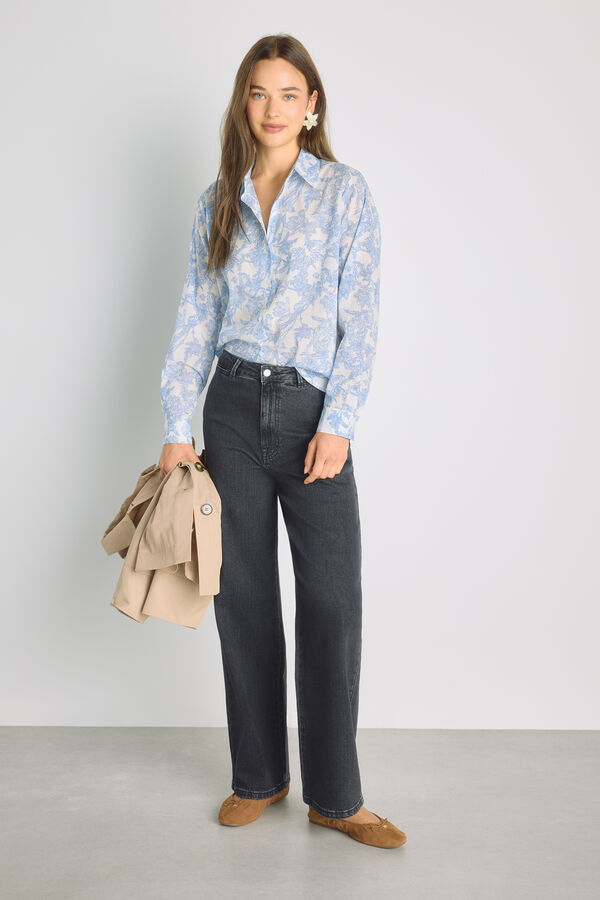 Milano Camisa estampada Azul