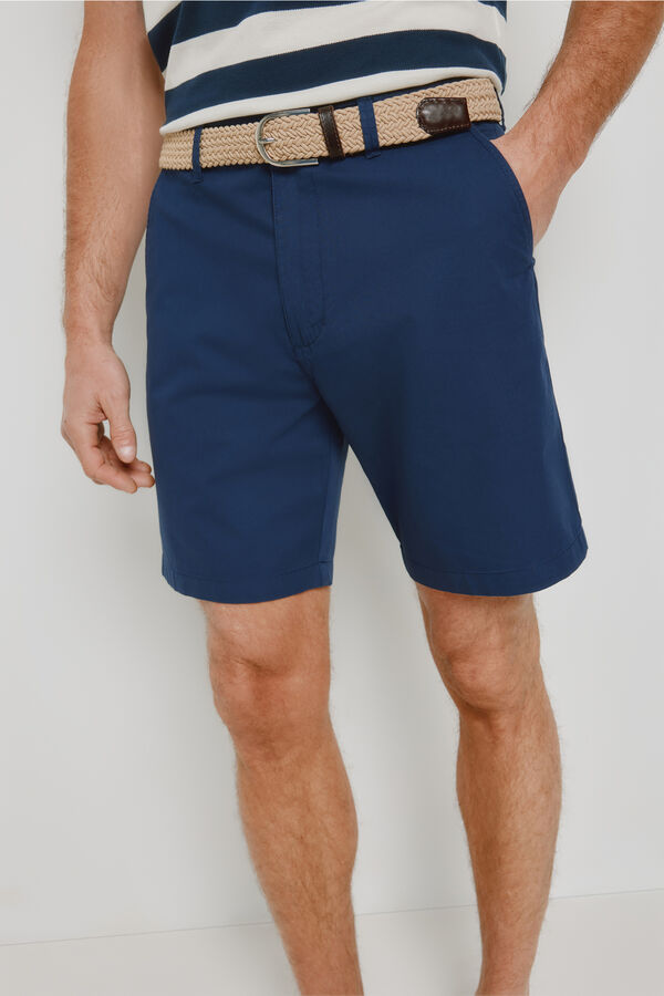 Milano Bermuda lisa Navy