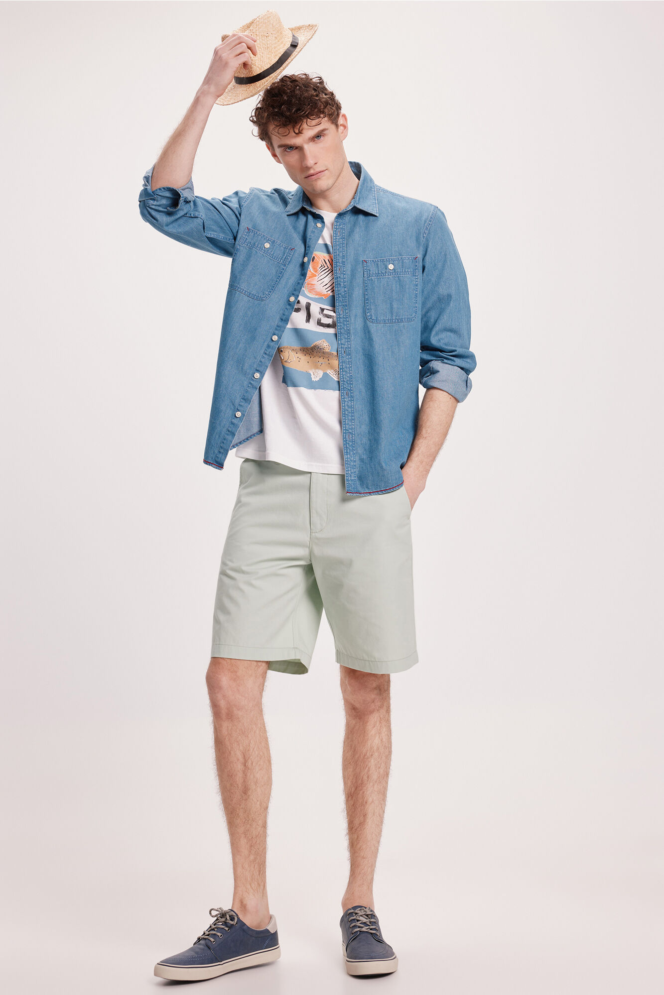 Milano Bermuda B&aacute;sica Lisa