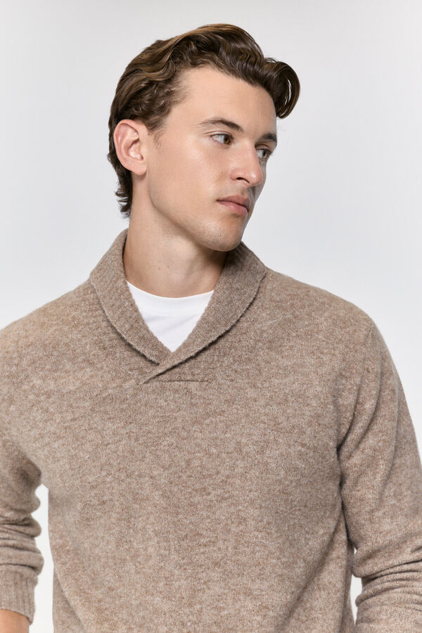 Milano Fecho-Éclair com camisola de malha Camel