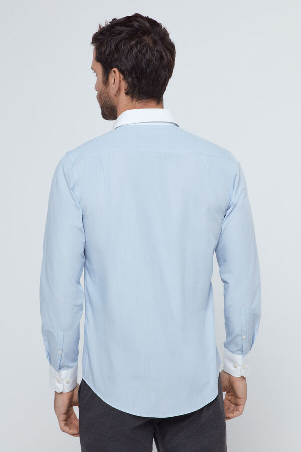 Fifty Outlet Camisa Vestir Milano Azul