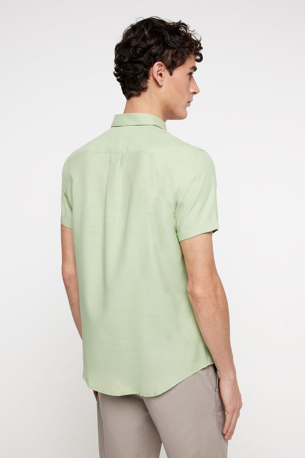 Fifty Outlet Camisa Manga Curta Verde escuro