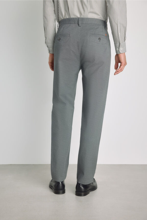 Milano Pantal&oacute;n chino slim fit Gris