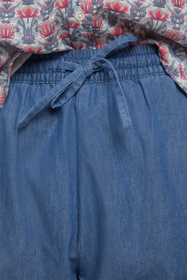 Milano Cal&ccedil;as suaves Azul indigo