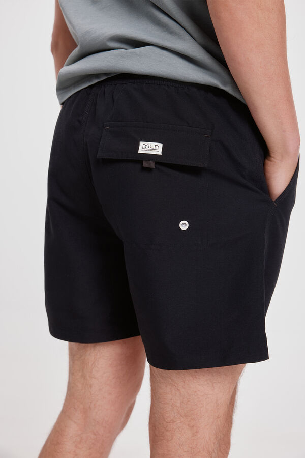 Milano Fato de banho básico Preto