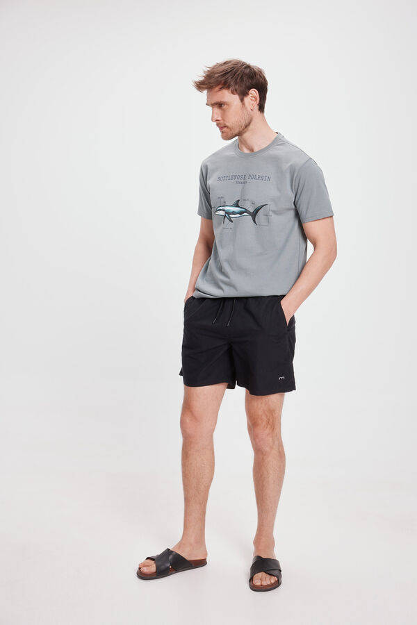 Milano Fato de banho básico Preto