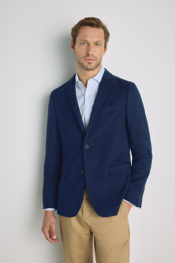 Milano Blazer de malha Marinho